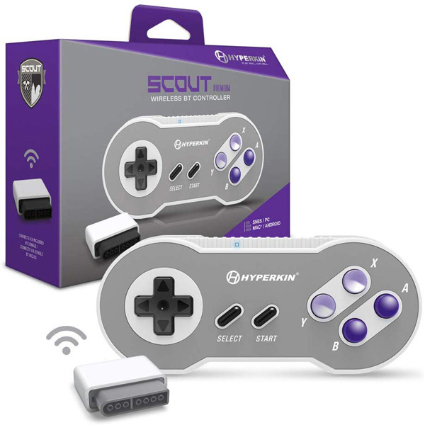 "Scout" Premium Wireless Bluetooth SNES Controller [Hyperkin]